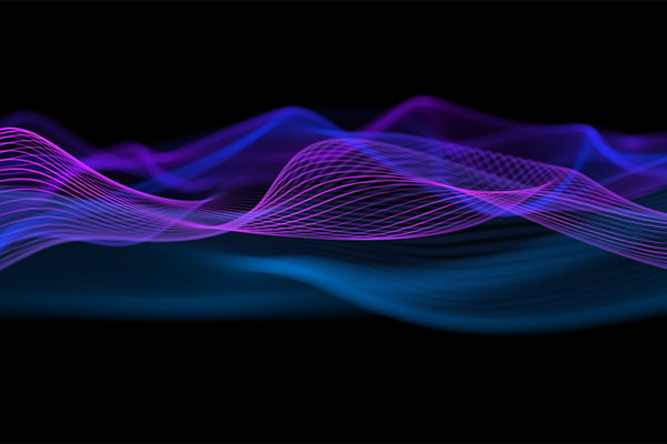 Background photo of computer generated abstract lighting