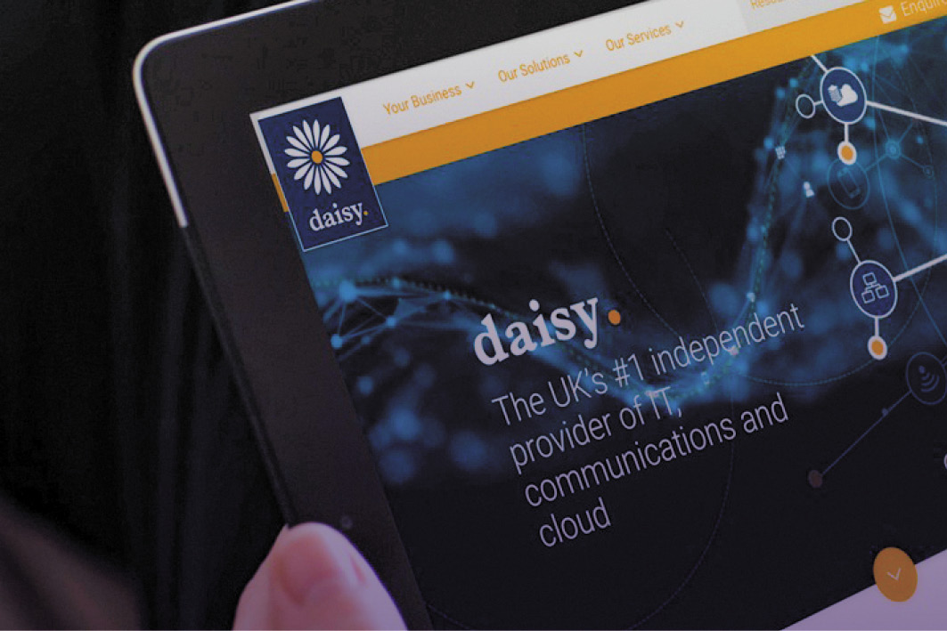 daisy website shown on laptop screen
