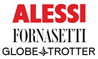 Iconic BrandCo logos – Alessi, Fornasetti and GlobeTrotter