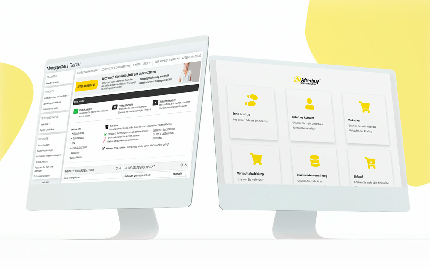 Ecommerce one website interface
